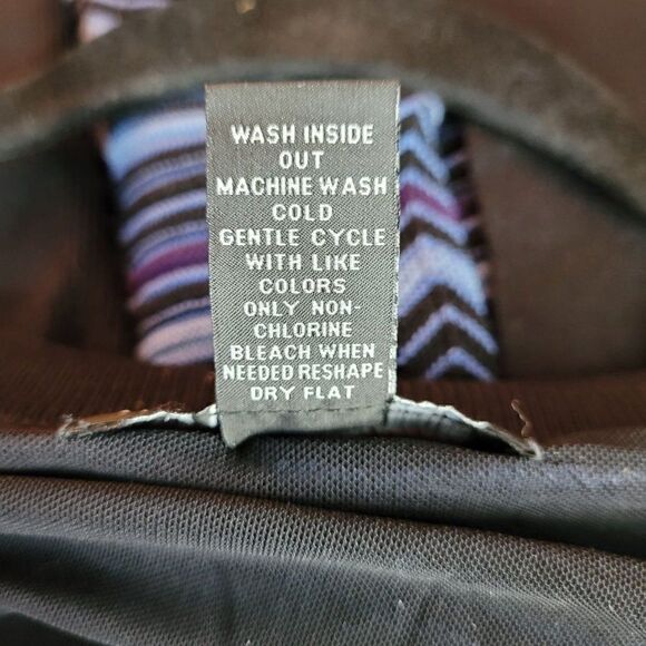 Y2K INC Dress Sweater Silk Blend Scalloped Hem Bell Sleeve Tie Waist Blue M - Picture 12 of 13